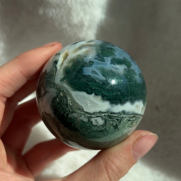 Moss Agate Sphere